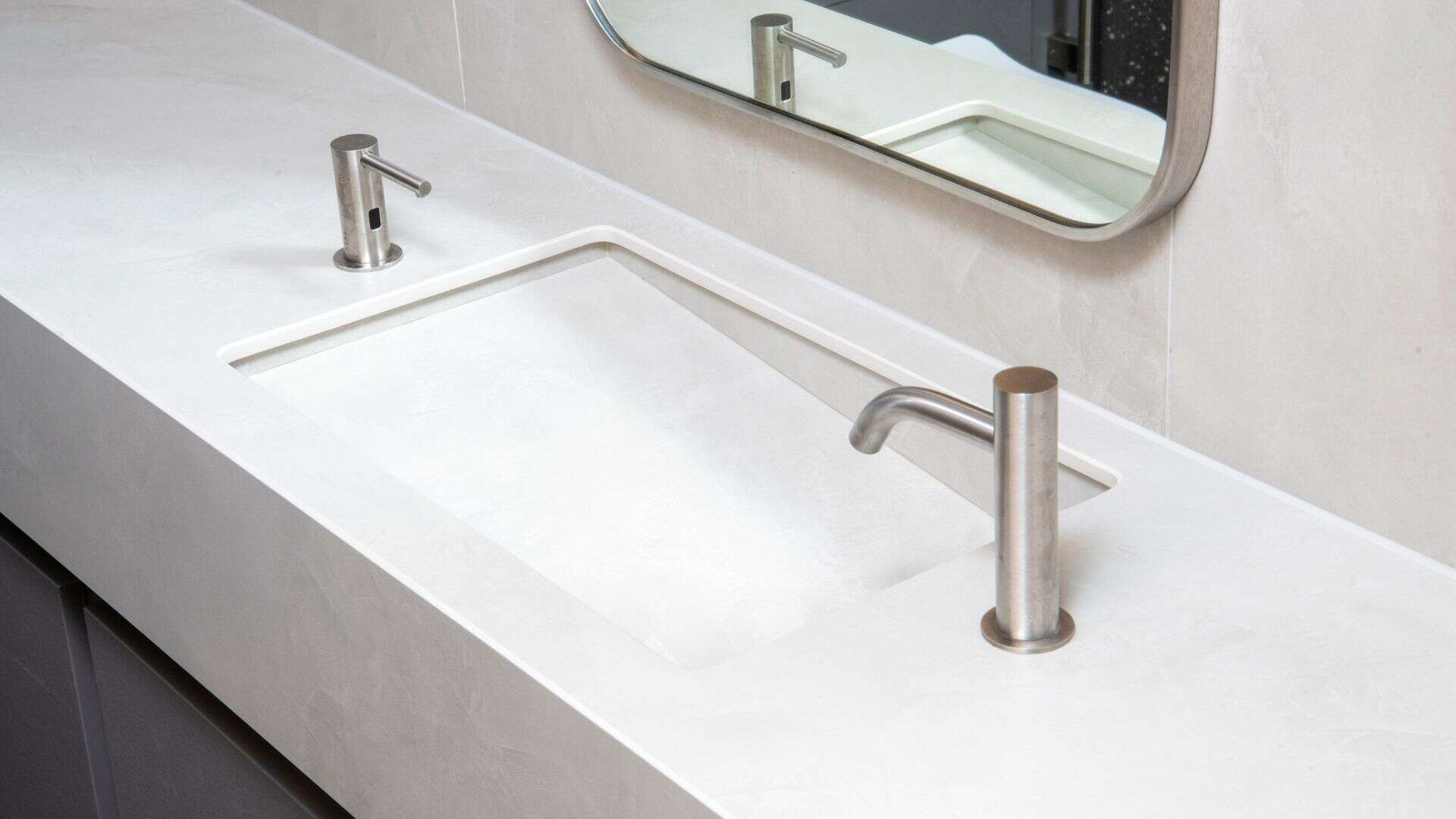 Solid Surface Vanity - Material Source Studio, Glasgow