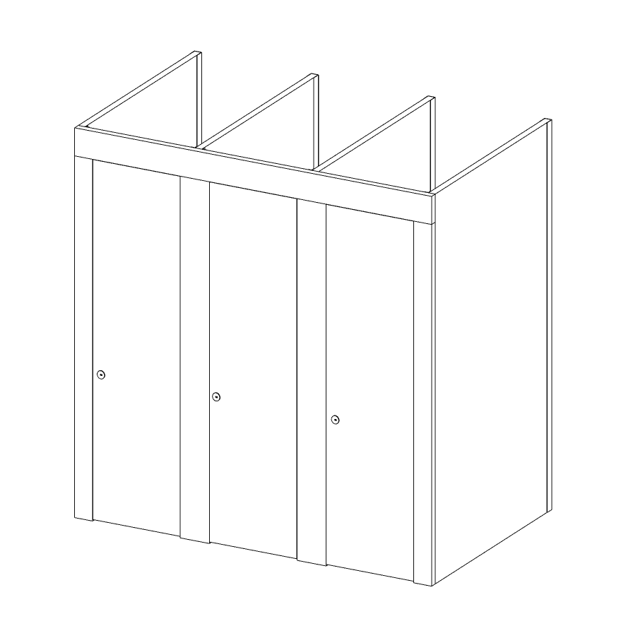 Identity cubicle system ISO model