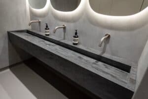 Solid Surface Wash Troughs